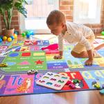 Kids Educational Area Rug for Learning & Play