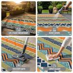 Marbella Boho Outdoor Rug 5' x 7' Multi