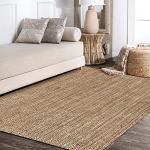 JONATHAN Y Pata Hand Woven Chunky Jute Natural Indoor Area Rug, 3x5, Bohemian, Rustic, Cottage, Easy-Cleaning for Living Room, Bedroom, Kitchen, Non-Shedding (NRF102A-3)