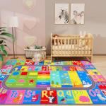 Kids Educational Area Rug for Learning & Play