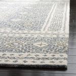 Blue & Ivory 8x10 Wool Area Rug