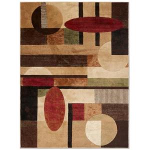 Home Dynamix Tribeca Jasmine Geometric Area Rug, 6'7"x9'10