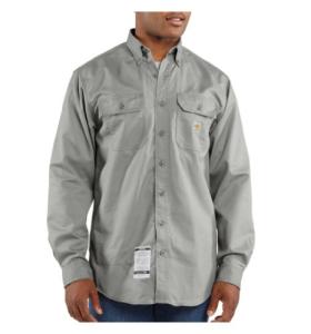 Carhartt FR Twill Shirt for Men, Gray