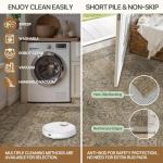 Bavni Washable 8x10 Vintage Print Area Rug