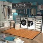 Red Lantern Burnt Bamboo Rug - 5' x 8