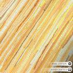 Mustard Cotton Hand Woven Chindi Rag Rug 2'x3