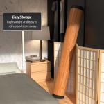 Red Lantern Burnt Bamboo Rug - 5' x 8