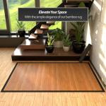 Red Lantern Burnt Bamboo Rug - 5' x 8