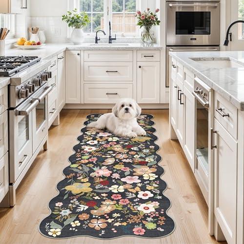 Floral Vintage Non-Slip 2x6 Runner Rug
