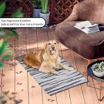 Ramanta Home 100% Cotton Chindi Rag Rug 2'x3' - Charcoal, Recycled Reversible Rug, Boho Rustic Farmhouse Rugs for Living Room, Kitchen, Entryway, Bedroom Floor Mats - 24"x36"