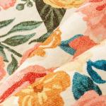 Washable Floral Runner Rug 2x5 Beige