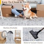 PureCozy 2x3 Area Rug Blue Washable Entryway Vintage Carpet Door Mat Small Non Slip Stain Soft Resistant Low Pile Thin Boho Accent Indoor Throw Rug for Kitchen Bathroom Entrance Bedroom