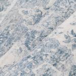 PureCozy Washable Entryway Rug 2x3 Blue Vintage Door Mat Soft Low Pile Carpet Non Slip Distressed Small Throw Rug for Hallway Kitchen Bedroom Office Bathroom Laundry