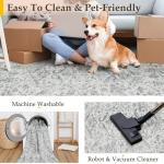 PureCozy Blue 2x3 Entryway Rug Vintage Area Carpet Indoor Kitchen Washable Door Mat Entrance Small Low Pile Traditional Distressed Retro Accent Throw Rug Non Slip Office Bathroom