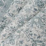 PureCozy Blue Area Rug 2x3 Entryway Washable Soft Carpet Vintage Non Slip Indoor Kitchen Entrance Door Mat Traditional Retro Distressed Small Throw Rug Bathroom Laundry Bedroom