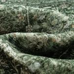 PureCozy Green Area Rug 2x3 Entryway Washable Soft Carpet Vintage Non Slip Indoor Kitchen Entrance Door Mat Traditional Retro Distressed Small Throw Rug Bathroom Laundry Bedroom