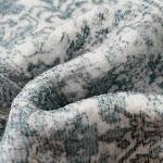 PureCozy Blue Area Rug 2x3 Entryway Washable Soft Carpet Vintage Non Slip Indoor Kitchen Entrance Door Mat Traditional Retro Distressed Small Throw Rug Bathroom Laundry Bedroom