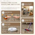 HUGEAR Area Rug 5x7 Vintage Brown Machine Washable Living Room Rugs Distressed Retro Floral Vacuumable Low Pile Carpet Bedroom Office Dining Room Laundry Room Non Slip Soft Lightweight