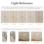 HUGEAR 5x7 Area Rug Beige Vintage Machine Washable Living Room Rugs Distressed Retro Floral Vacuumable Low Pile Carpet Bedroom Office Dining Room Laundry Room Non Slip Soft Lightweight