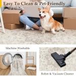 Beige Washable Vintage Runner Rug 2x5