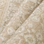 Beige Vintage Floral 2x6 Washable Runner Rug