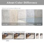 Washable 2x5 Beige Kitchen Runner Rug