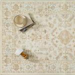 Beige Vintage 2x6 Runner Rug for Indoor Spaces