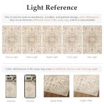 Beige Washable 2x6 Vintage Runner Rug