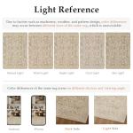 Beige Vintage Floral 2x6 Washable Runner Rug