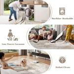 Vintage Boho Medallion Washable Runner Rug 2x6