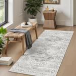 Vintage Washable Hallway Runner Rug - 2x5 ft