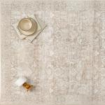 Beige Vintage 2x8 Washable Runner Rug