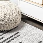 Jonathan Y Geometric Stripe Indoor-Outdoor Area Rug