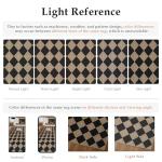 PureCozy 3x5 Checkered Jute Outdoor Patio Rug