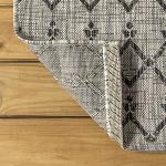 Moroccan Geometric Indoor Outdoor Area Rug 3X5