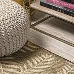 JONATHAN Y Palm Frond 3x5 Area Rug