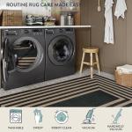 Lahome Modern Geometric Jute Outdoor Rug, 3x5