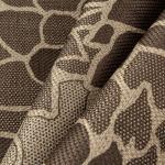 PureCozy 5x7 Brown Floral Jute Outdoor Rug