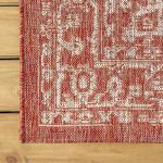 Jonathan Y Boho Medallion 3x5 Rug - Red/Taupe