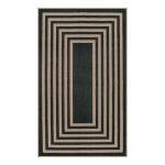 Lahome Modern Geometric Jute Outdoor Rug, 3x5