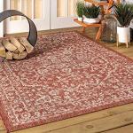 Jonathan Y Boho Medallion 3x5 Rug - Red/Taupe