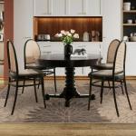 Floral Jute Rug 5x7 for Indoor and Outdoor