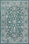 Weave Floral Teal/Gray Indoor Outdoor Area Rug