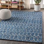 Moroccan Geometric Indoor Outdoor Area Rug 8x10