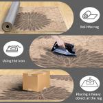 Floral Jute Rug 5x7 for Indoor and Outdoor