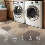 Floral Jute Rug 5x7 for Indoor and Outdoor