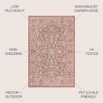 Jonathan Y Floral Weave Indoor Outdoor Rug 8x10