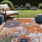 Beverly 5x7 Modern Tropical Outdoor Rug