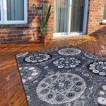 CAMILSON 5x7 Bohemian Medallion Indoor-Outdoor Rug