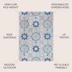 Jonathan Y Mediterranean 5x8 Area Rug - Blue/Gray